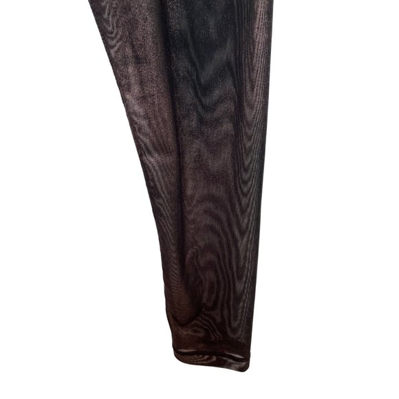 90 Degree by Reflex Yoga Pants Tights Crop S Black,  See-Through From Mid Thigh - Picture 16 of 17